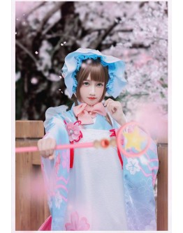 Animation Card Captor Sakura RPG Kimono Women Clothing KINOMOTO SAKURA RPG Animation Clothing