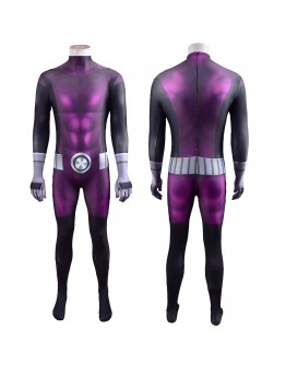 Super Hero Titans Attack Beast Boy Clothing RPG Spandex Zentai Jumpsuit Bodysuit Disfraces De Halloween Clothing for Adult/kid