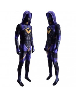 Superhero Mass Effect 2 Clothing RPG Tali Zora vas Normandy2 RPG Zentai Jumpsuit Spandex Lycra Bodysuit Halloween Clothing